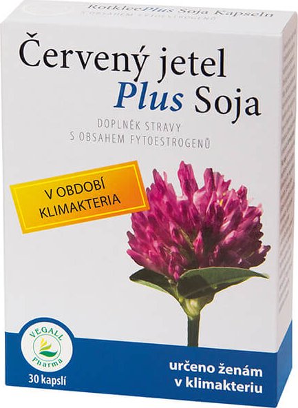 Červený jetel plus soja 30 kapslí