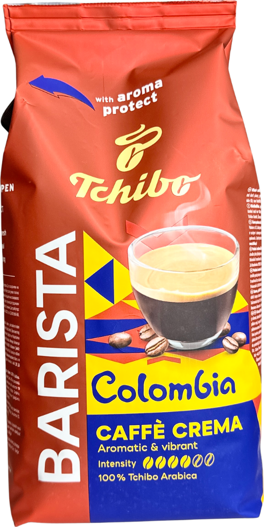 Tchibo Barista Caffé Crema Colombia zrnková káva 1 kg