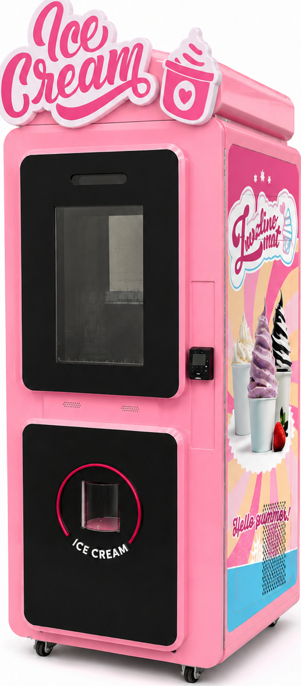 EATKING Automat na točenou zmrzlinu s posypkou
