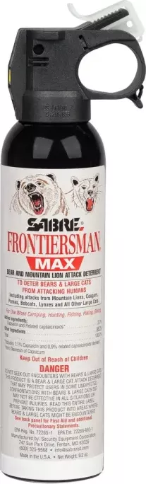 Obranný sprej na medvědy Sabre Frontiersman, luminescenční