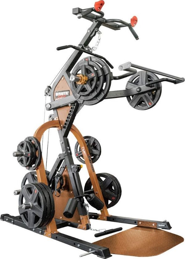 Posilovací stroj na kotouče RAPTOR Lever Gym BRUTE FORCE - 2.JAKOST