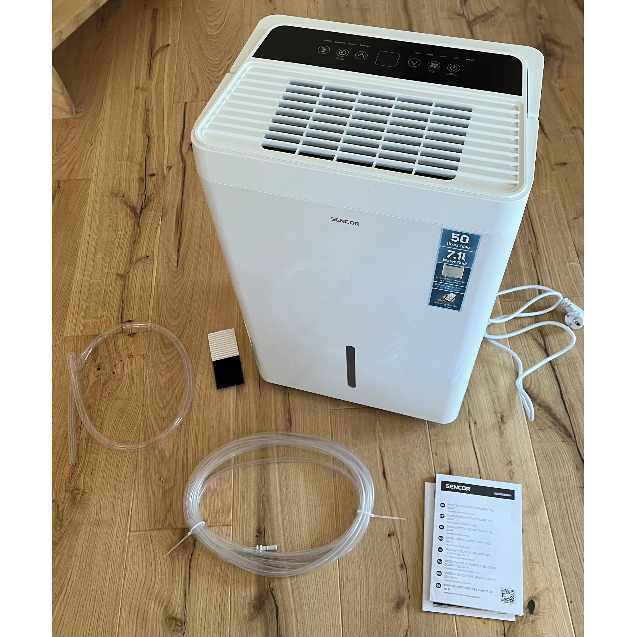 Fotografie 3 - Odvlhčovač vzduchu Sencor SDH 5020WH