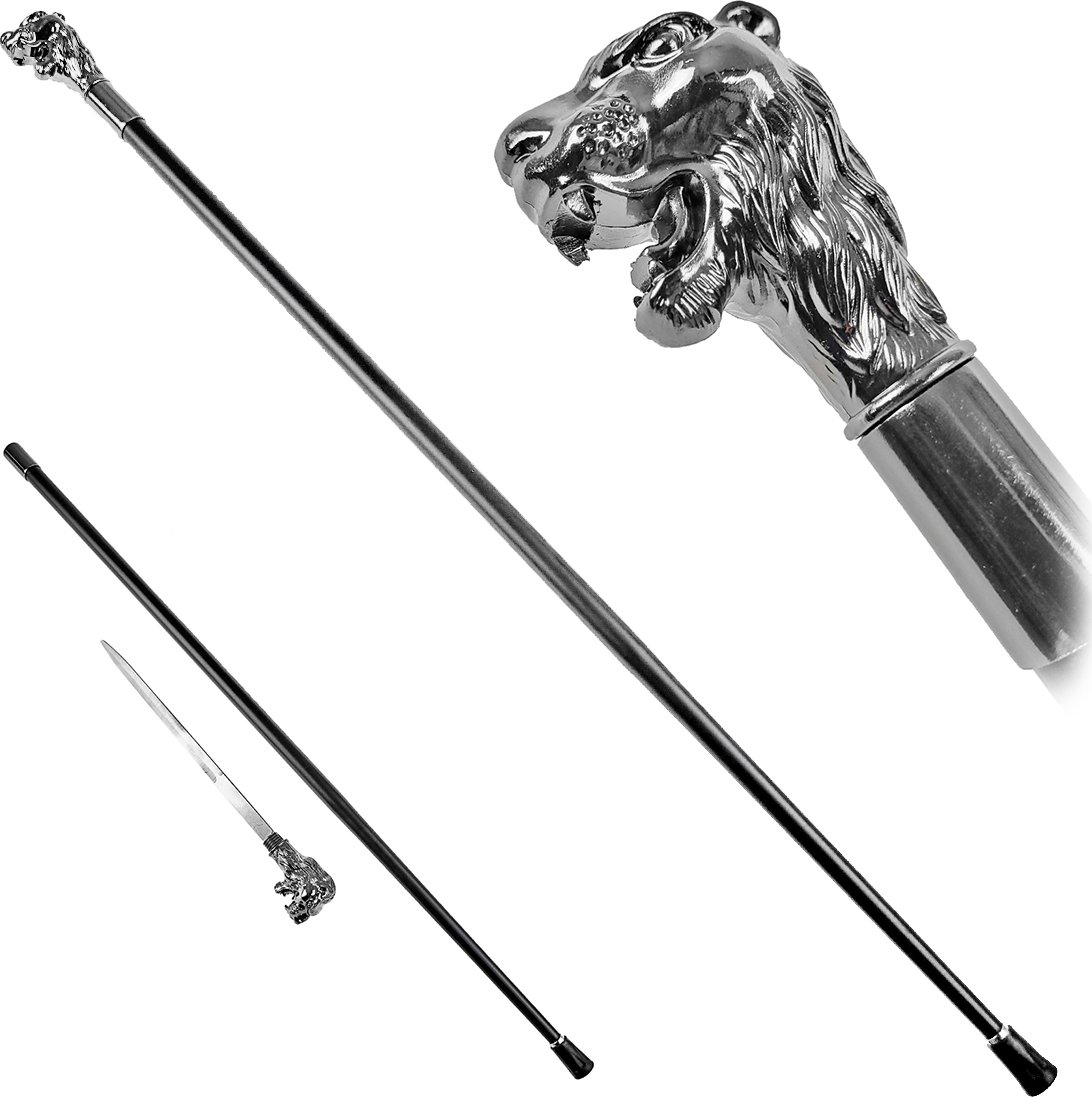 X Vycházková hůl s čepelí "CZECH LION V2"