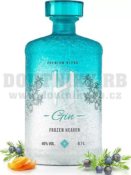 H Frozen Heaven prémiový blendovaný gin 40% 0.7 L