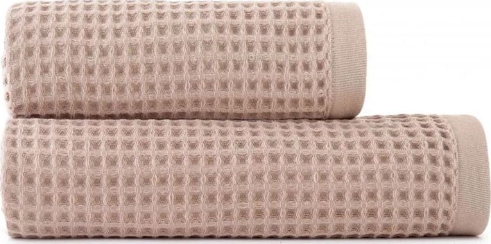 DARRÉ Vaflové ručníky a osušky pudrově růžová GOTS ručník 50 x 90