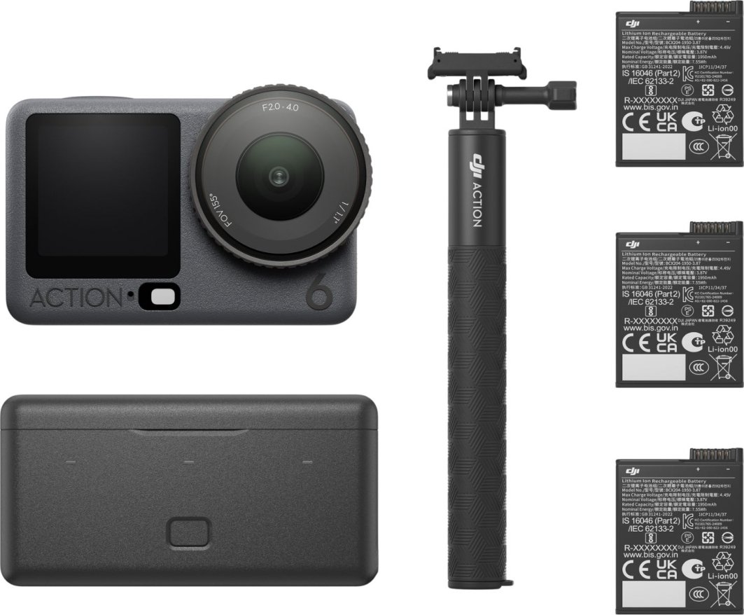 Akční kamera DJI Osmo Action 6 Adventure Combo