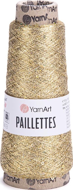 Yarn Art Paillettes 8002 zlatá