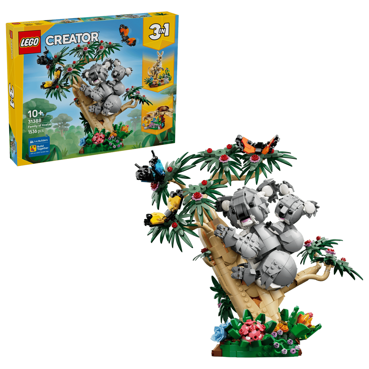 LEGO® Creator 3v1 31388 Divoká zvířata: Koalí rodinka