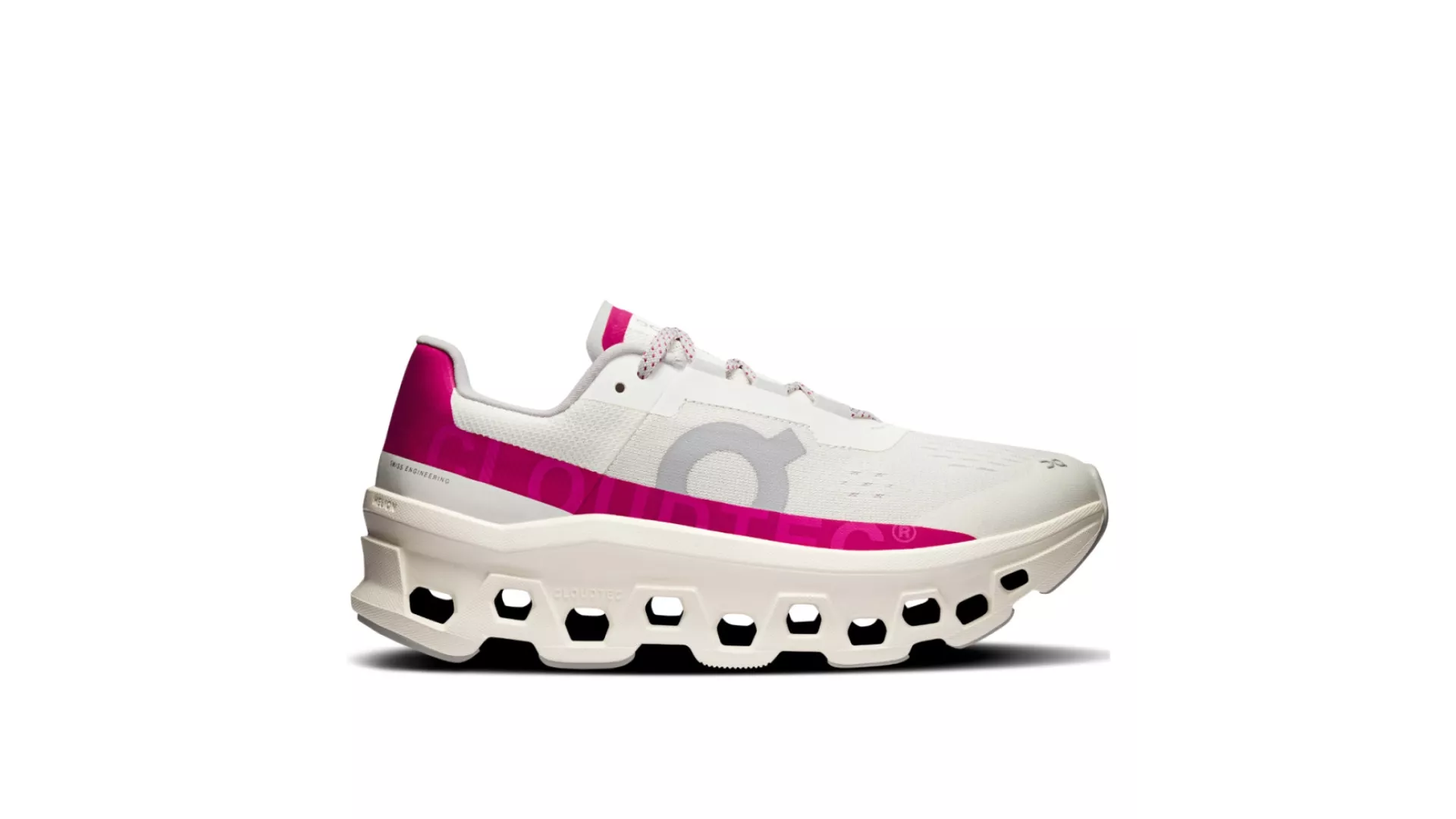 Boty On Cloudmonster Ivory/Grenadine 41 EU bílá