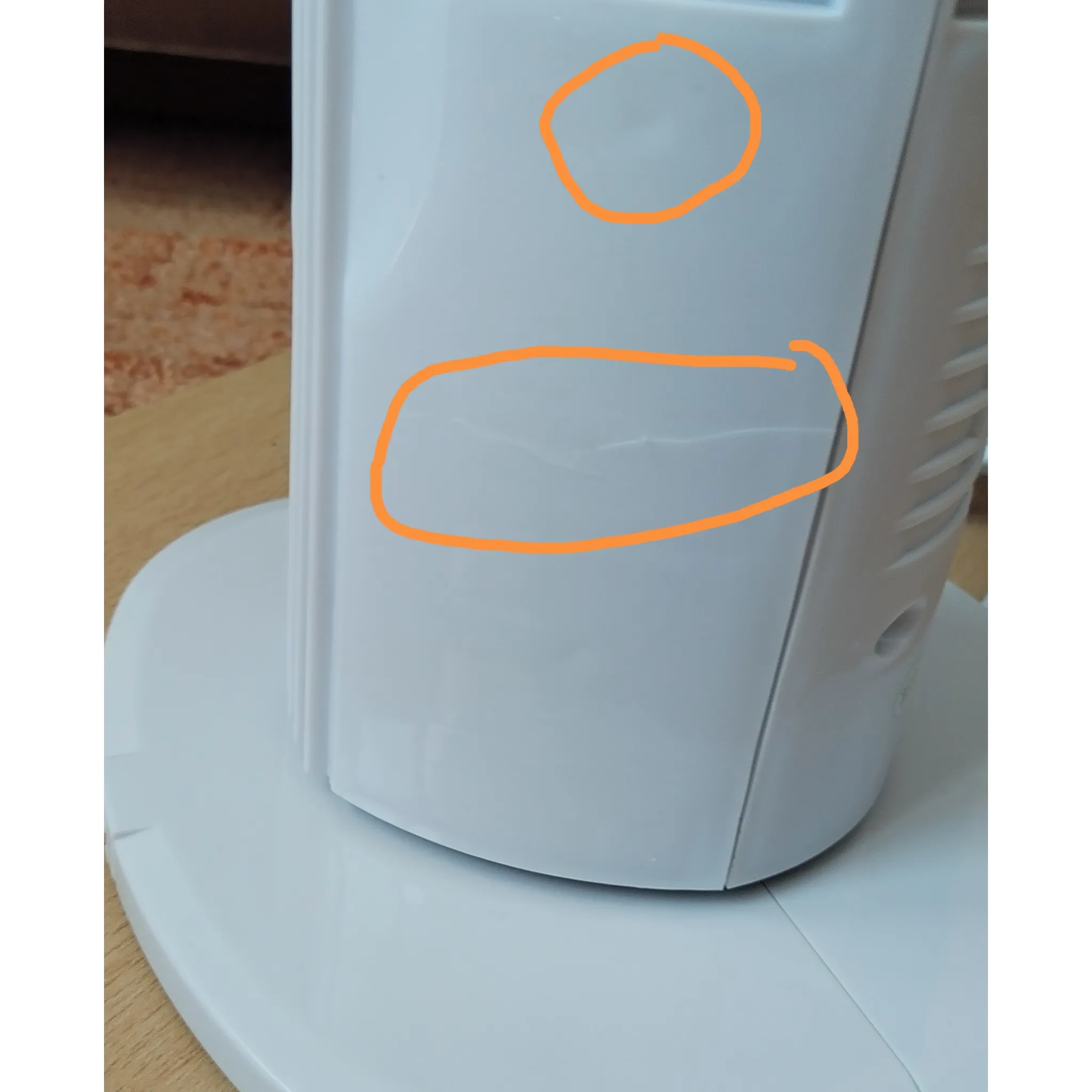 Fotografie 7 - Domácí ventilátor Sencor SFT 3108BK