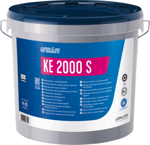 UZIN KE 2000 S - disperzní lepidlo na vinylové podlahy - 14 kg Lepidlo UZIN KE 2000S na vinylové podlahy