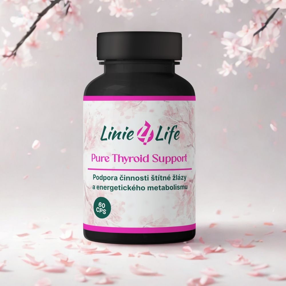 PURE THYROID - přírodní podpora štítné žlázy bez plnidel 60 kapslí/60 dní