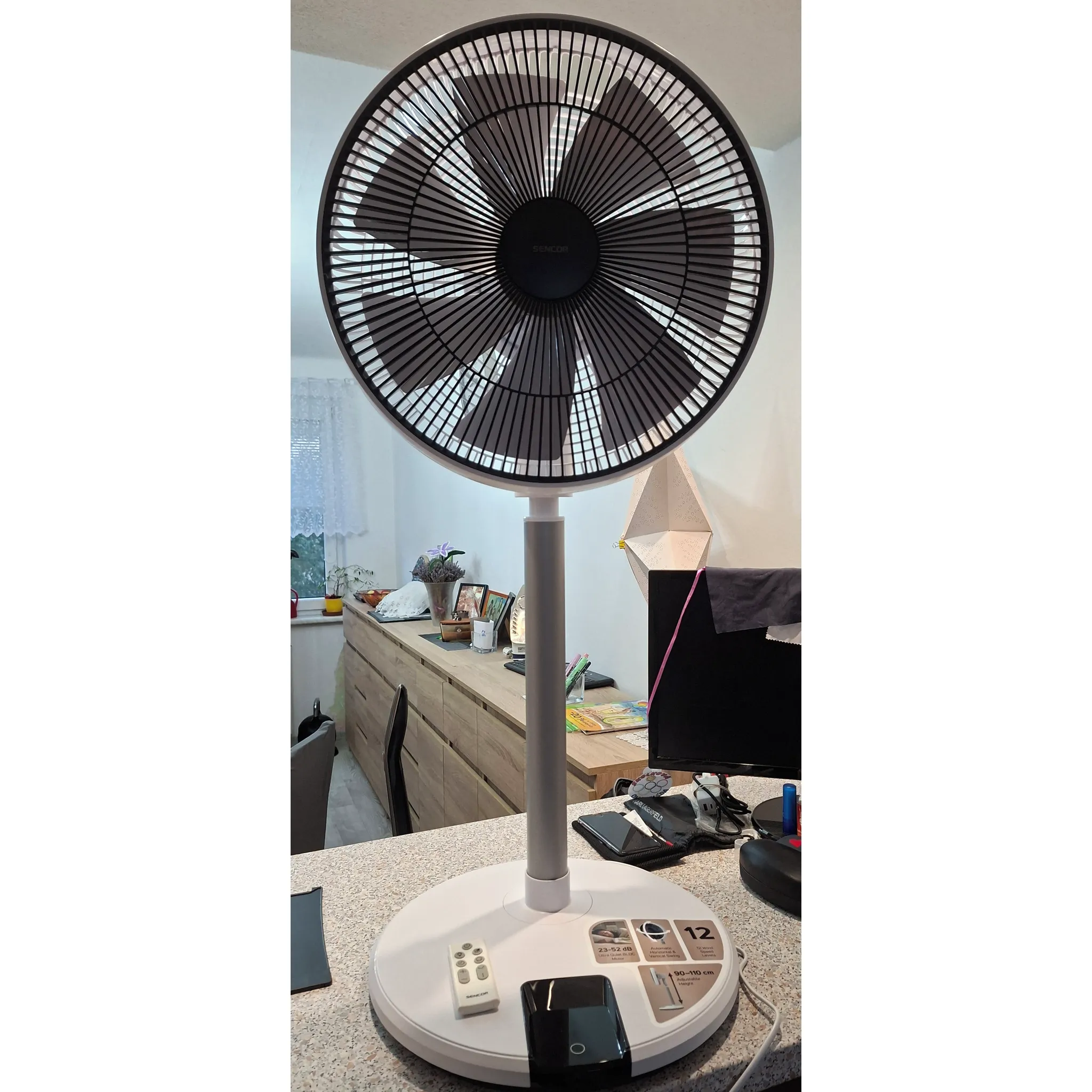 Fotografie 13 - Domácí ventilátor Sencor SFN 4091WH