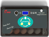 Automatická digitální líheň YZ9-20. Pro 20 vajec.