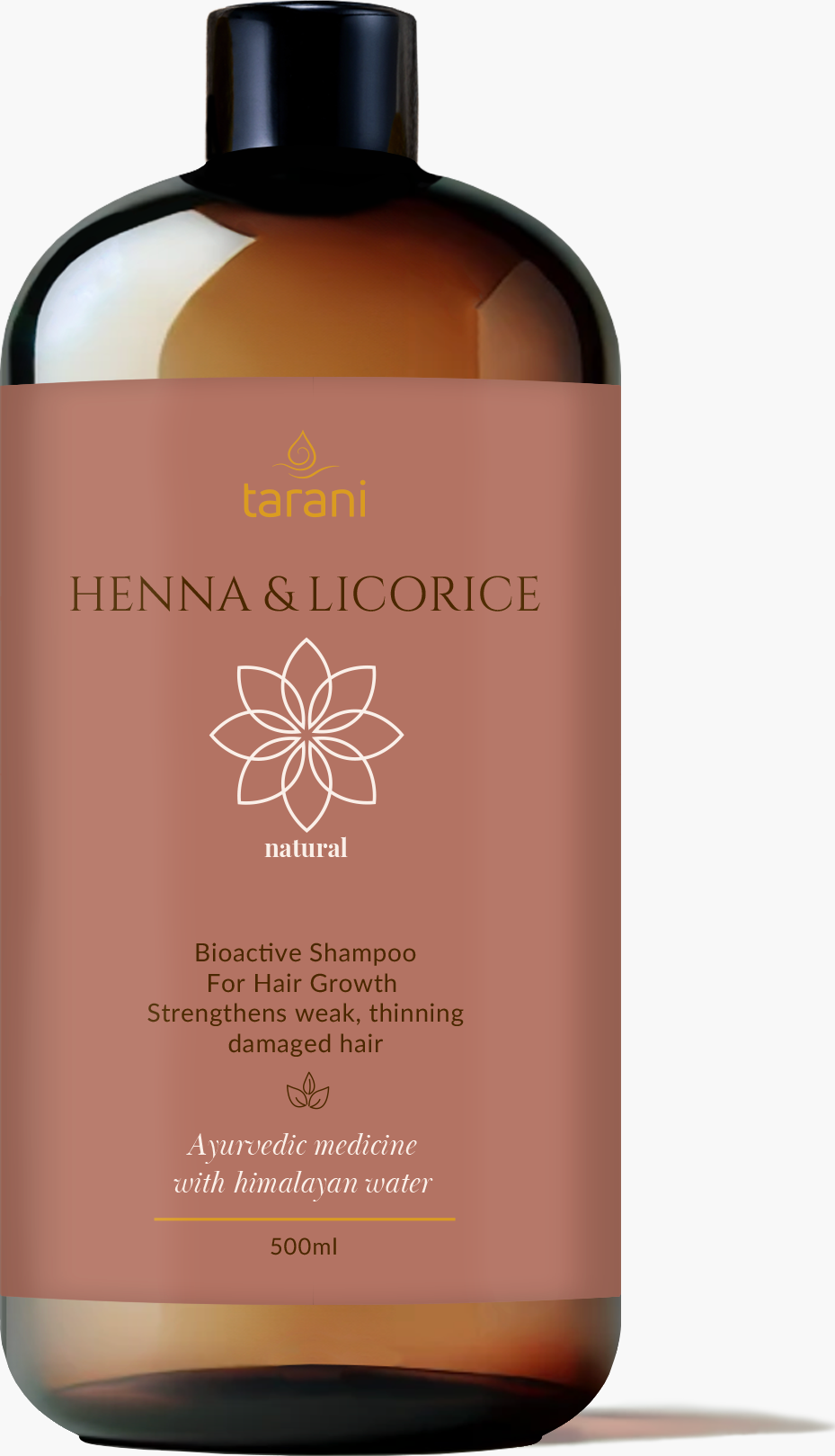 HENNA & LÉKOŘICE bioaktivní šampon Velikost: 500 ml