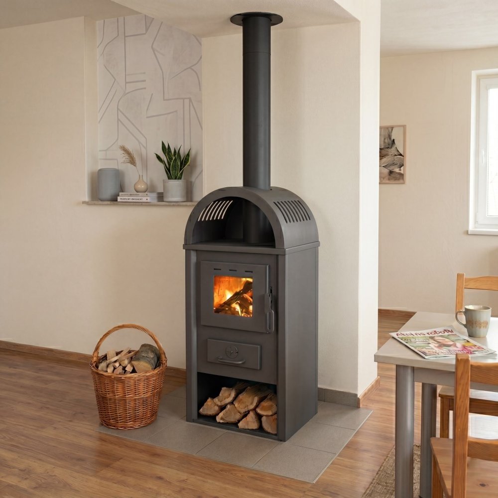Krbová kamna BLIST B10 EKO, 8 kW, antracit