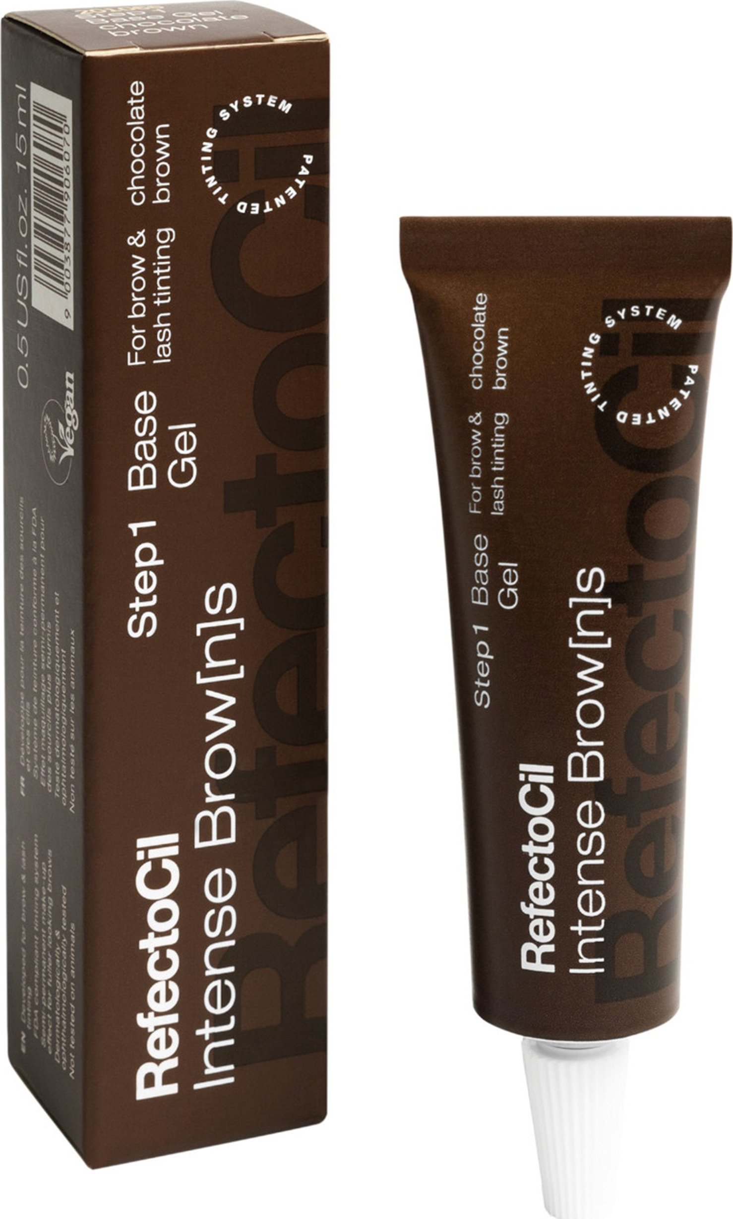 RefectoCil gelová barva na řasy a obočí 15 ml - Čokoládově hnědá, Intense Browns