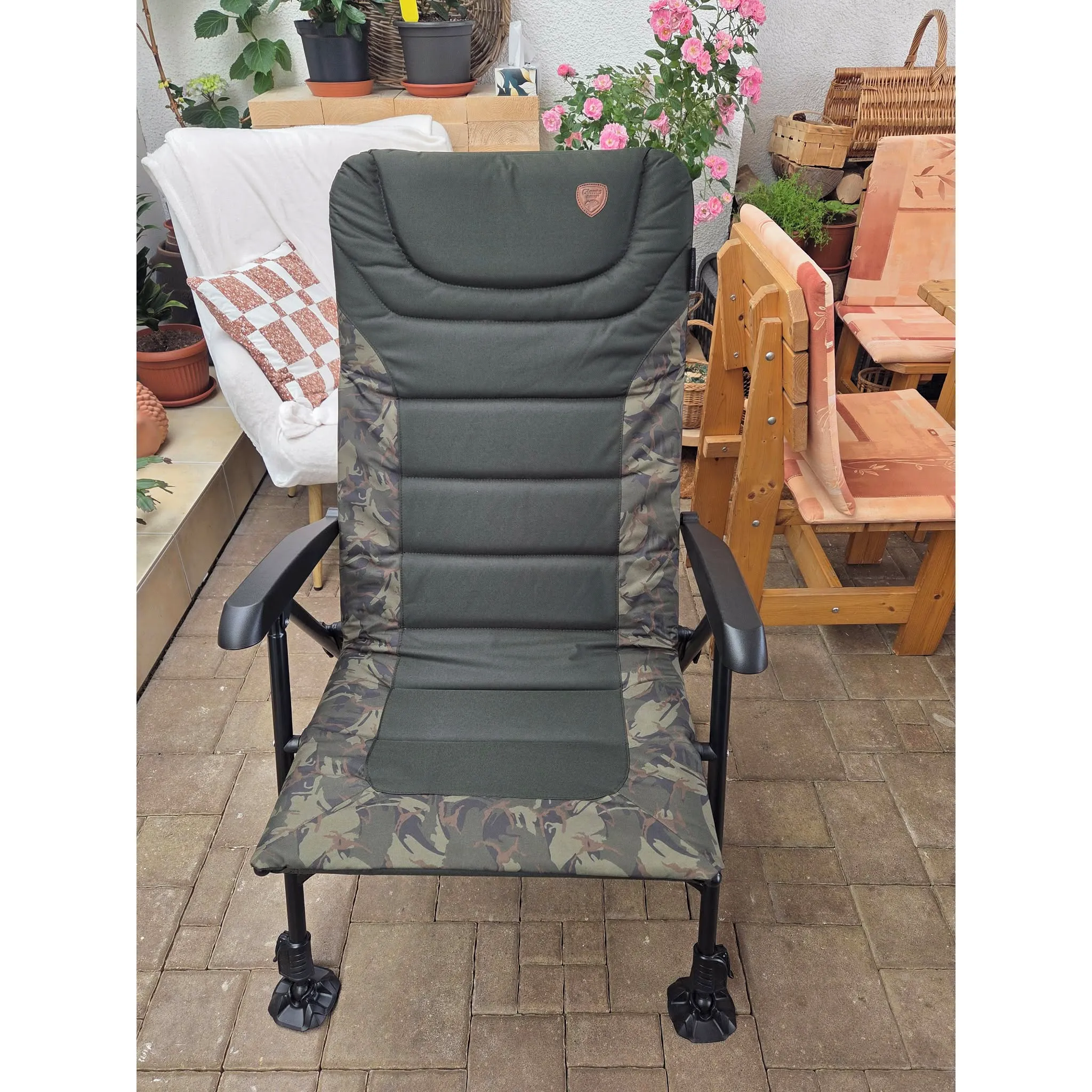 Fotografie 2 - Rybářské křeslo Giants Fishing RWX Large Camo Chair