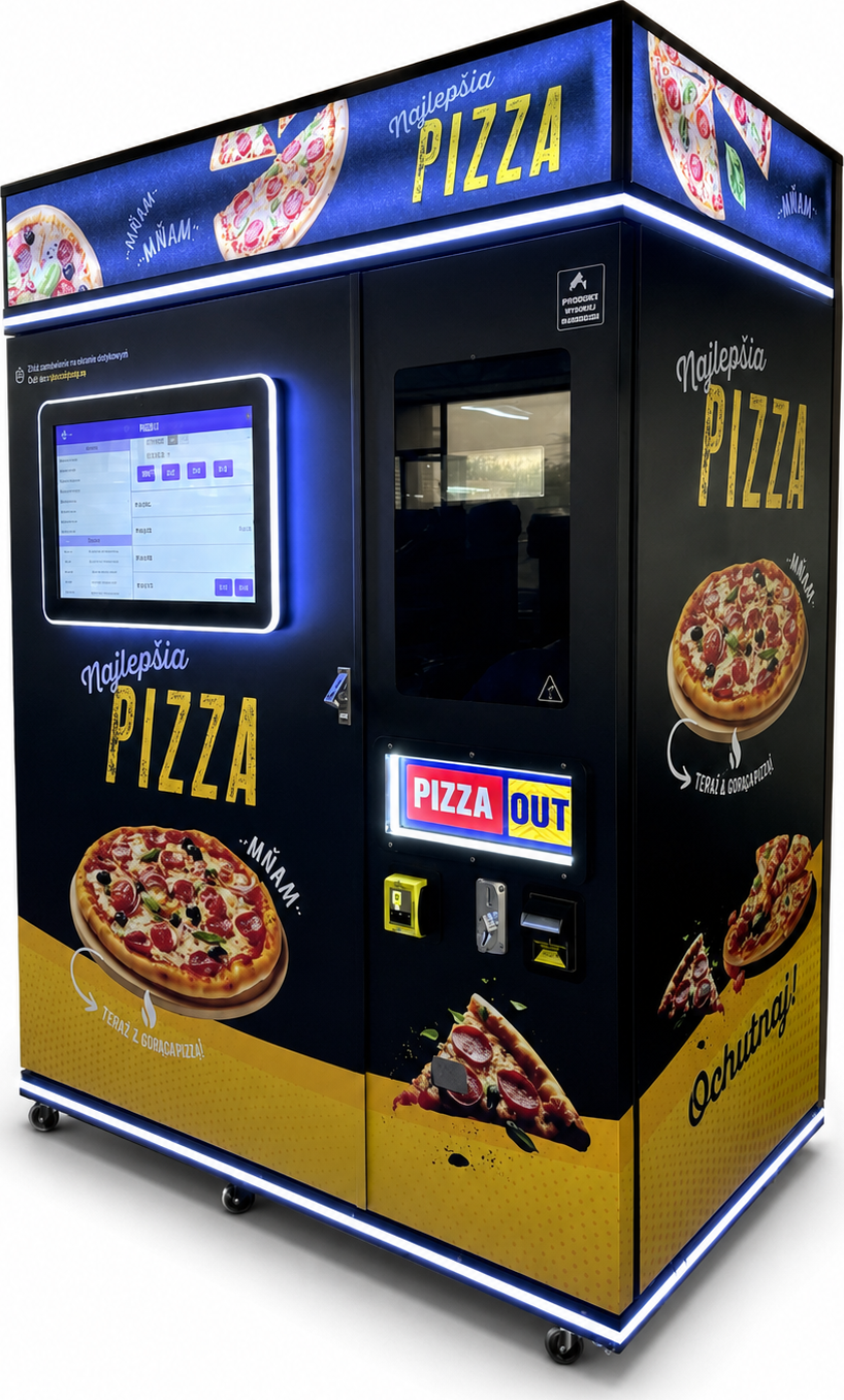 EATKING Automat na pizzu (exteriér)