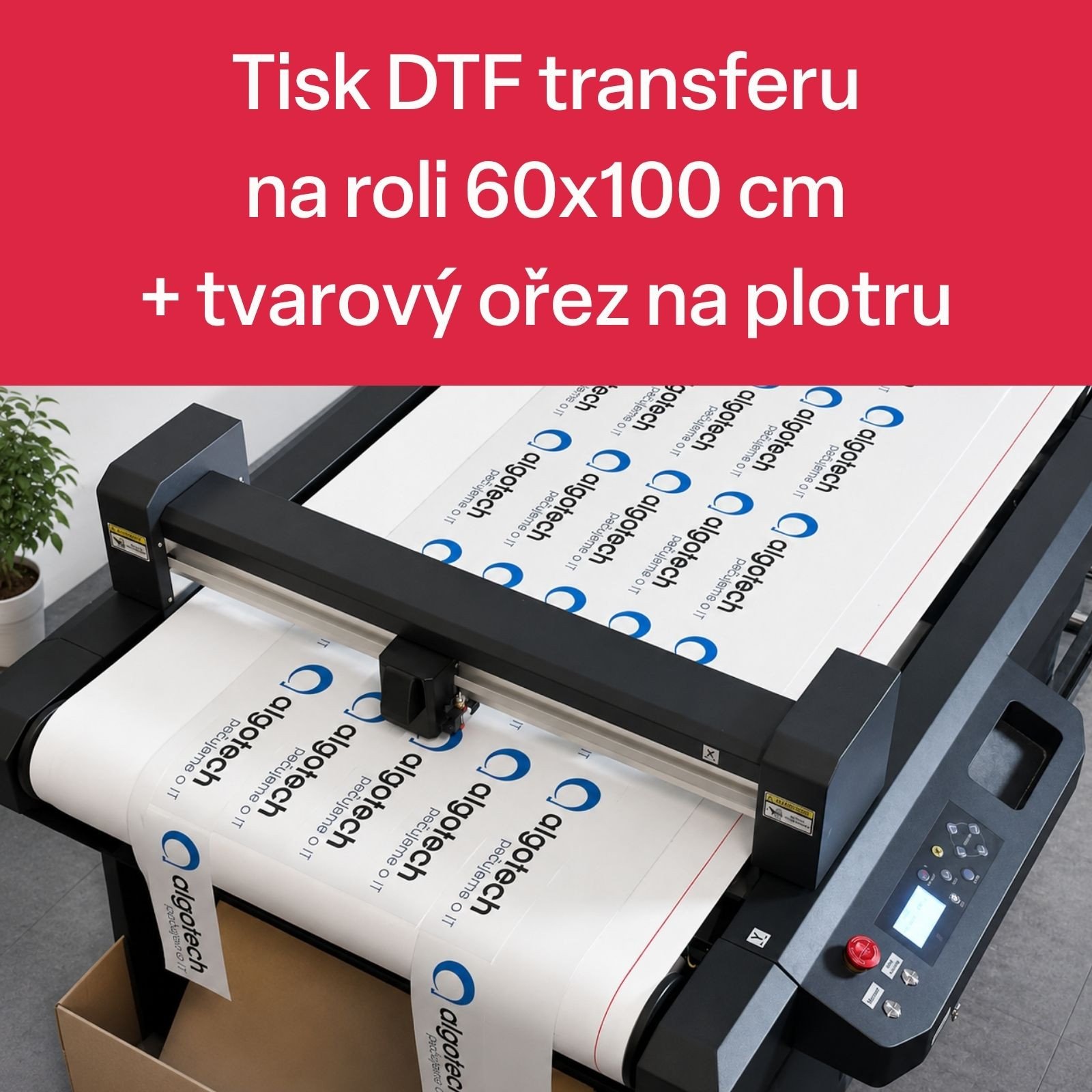 DTF transfer 1 bm (HOT PEEL) s tvarovým ořezem DTF1MO