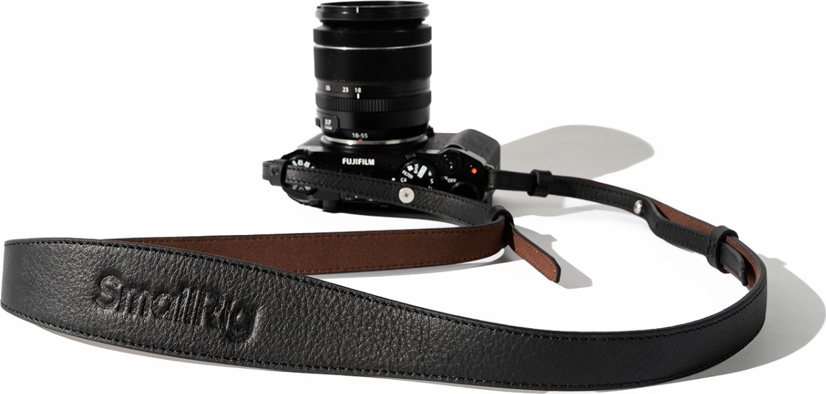 SmallRig Universal Leather Camera Shoulder Strap Black 5208