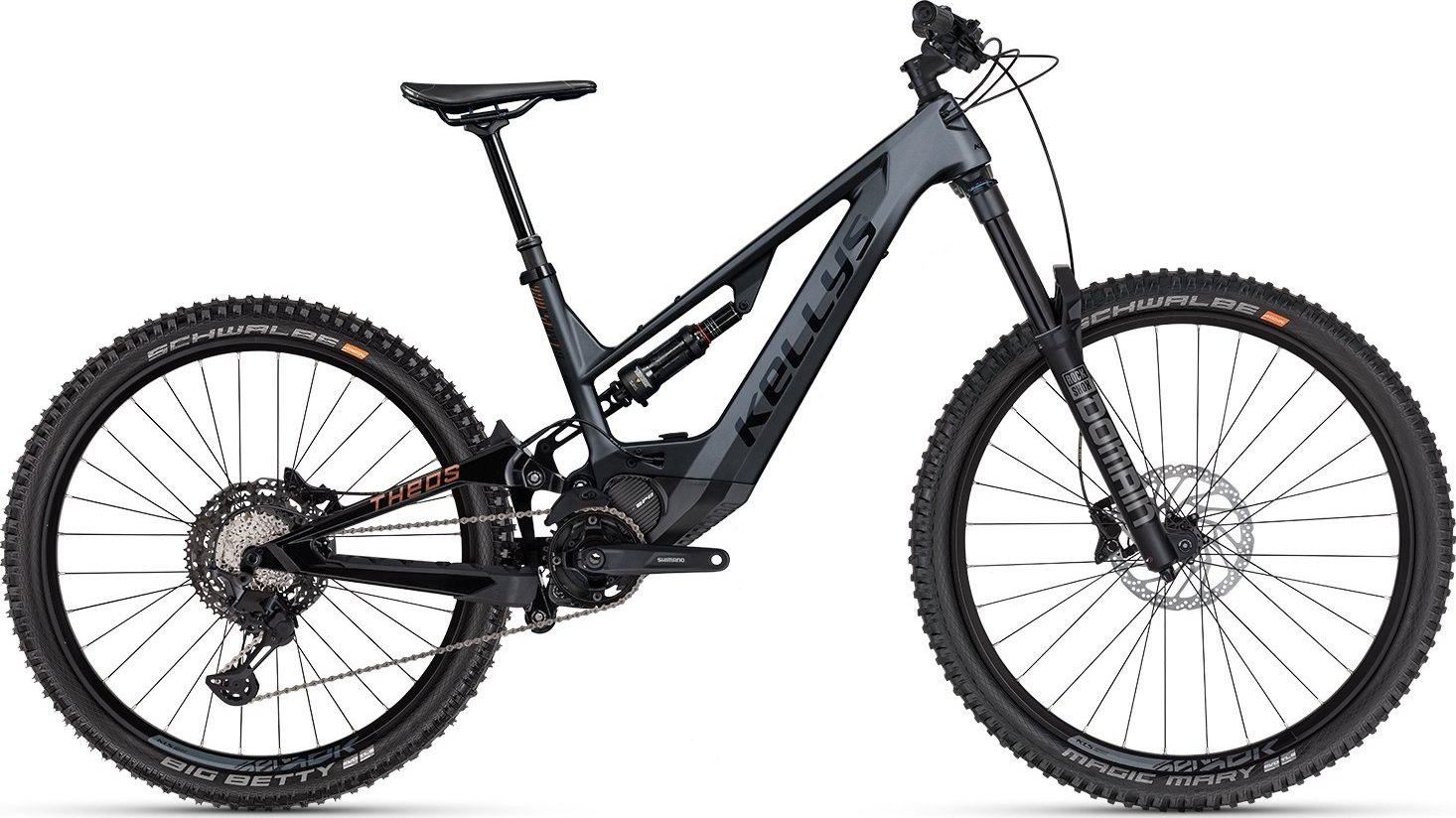Kellys Theos F60 SH 29"/27.5" 820Wh 2025 anthracite, L