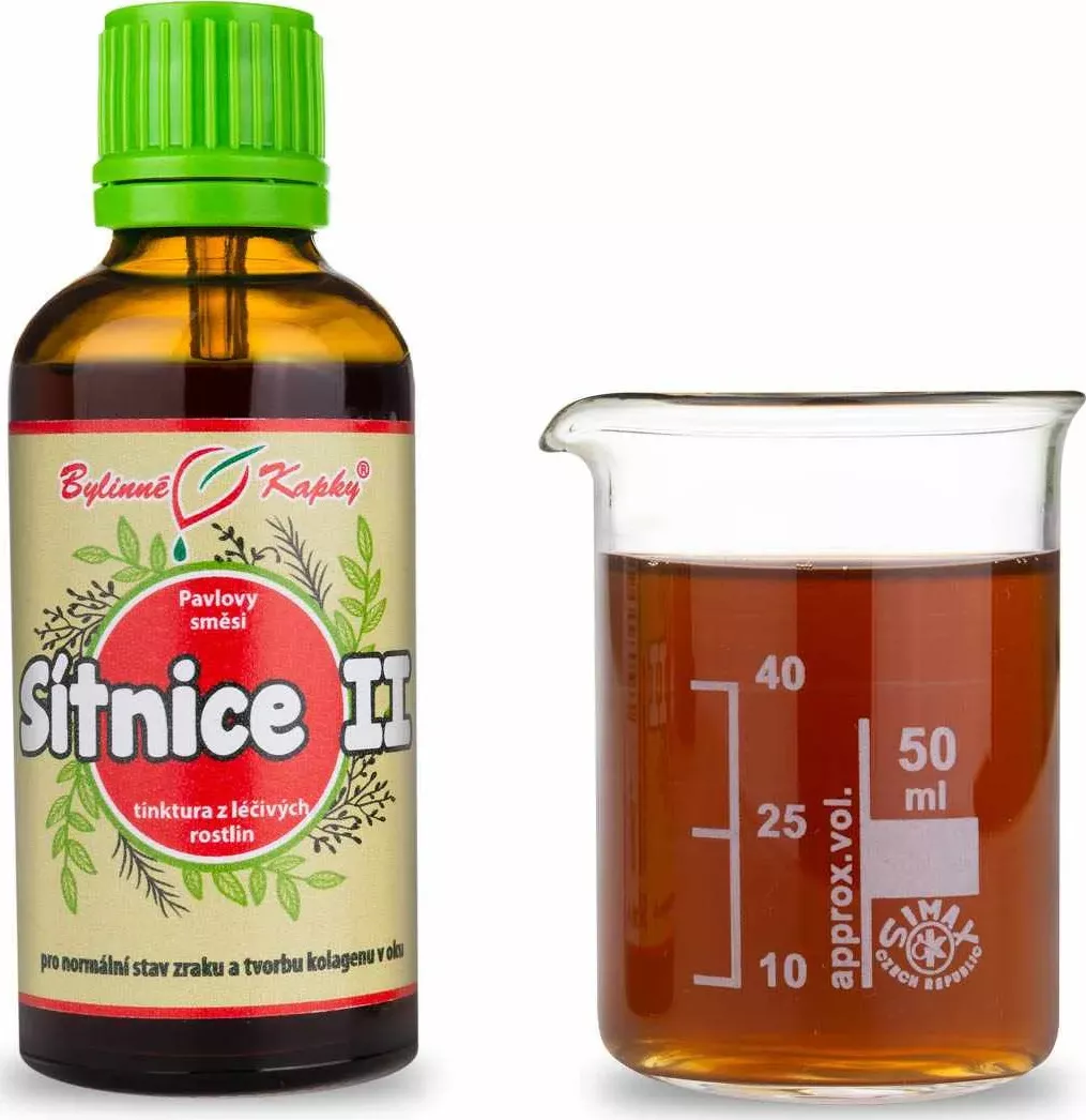 Bylinné kapky s.r.o. | Oční sítnice II tinktura | Pavlovy bylinné kapky 50 ml ALOS421