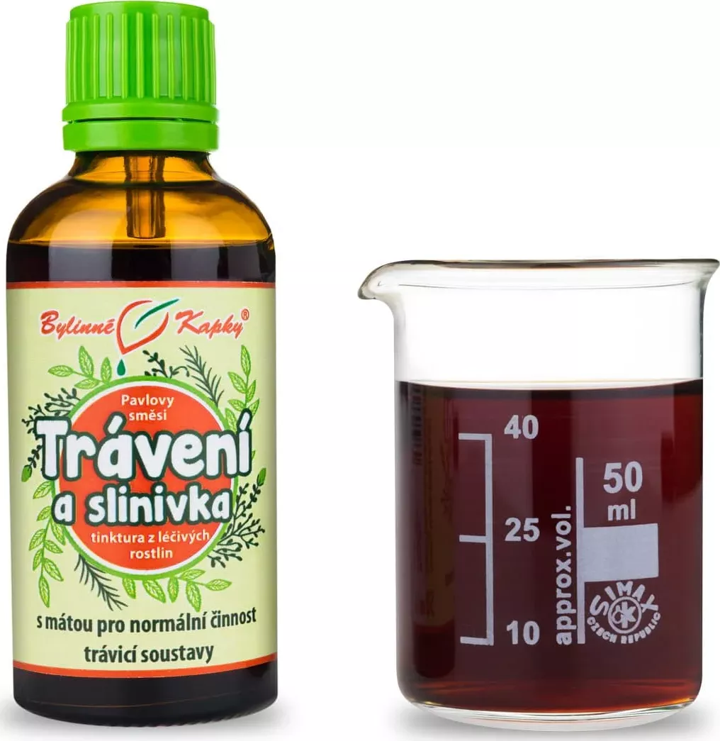 Bylinné kapky s.r.o. | Trávicí cesty (Trávení a slinivka) tinktura | Pavlovy bylinné kapky 50 ml ALOS560