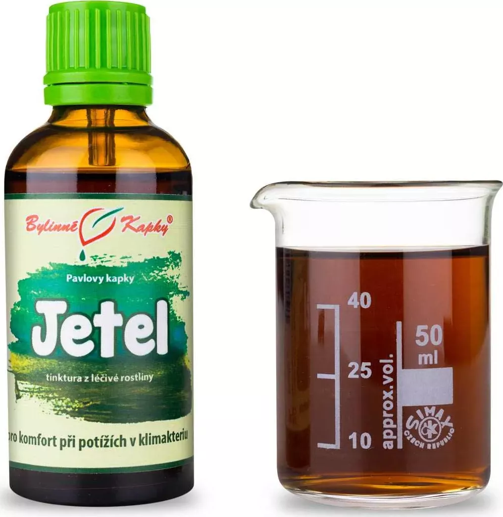 Bylinné kapky s.r.o. | Jetel červený tinktura 50 ml | Pavlovy bylinné kapky ALOJ0910