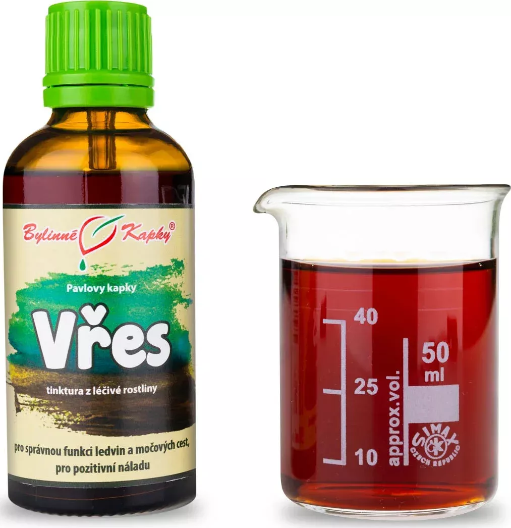 Bylinné kapky s.r.o. | Vřes květ tinktura 50 ml | Pavlovy bylinné kapky ALOJ2670