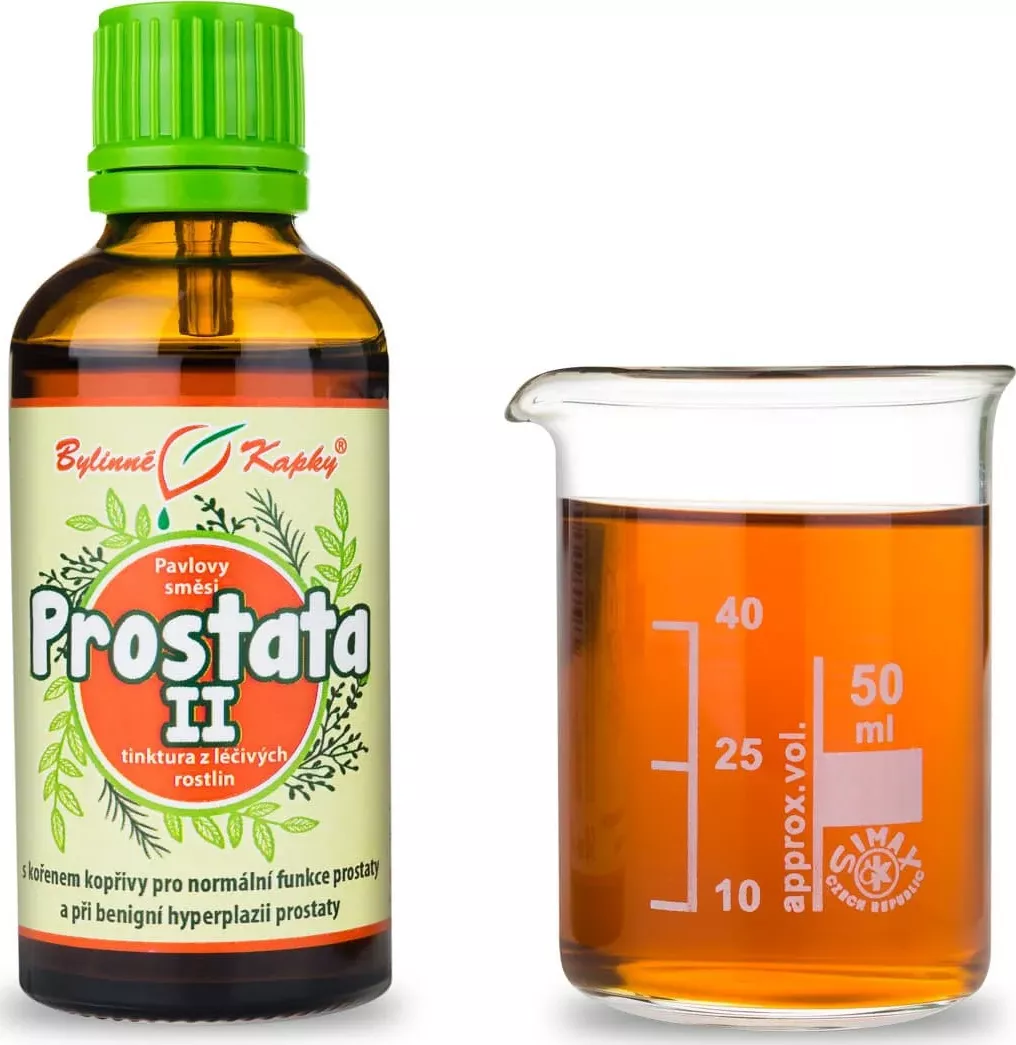 Bylinné kapky s.r.o. | Prostata II tinktura | Pavlovy bylinné kapky 50 ml ALOS460