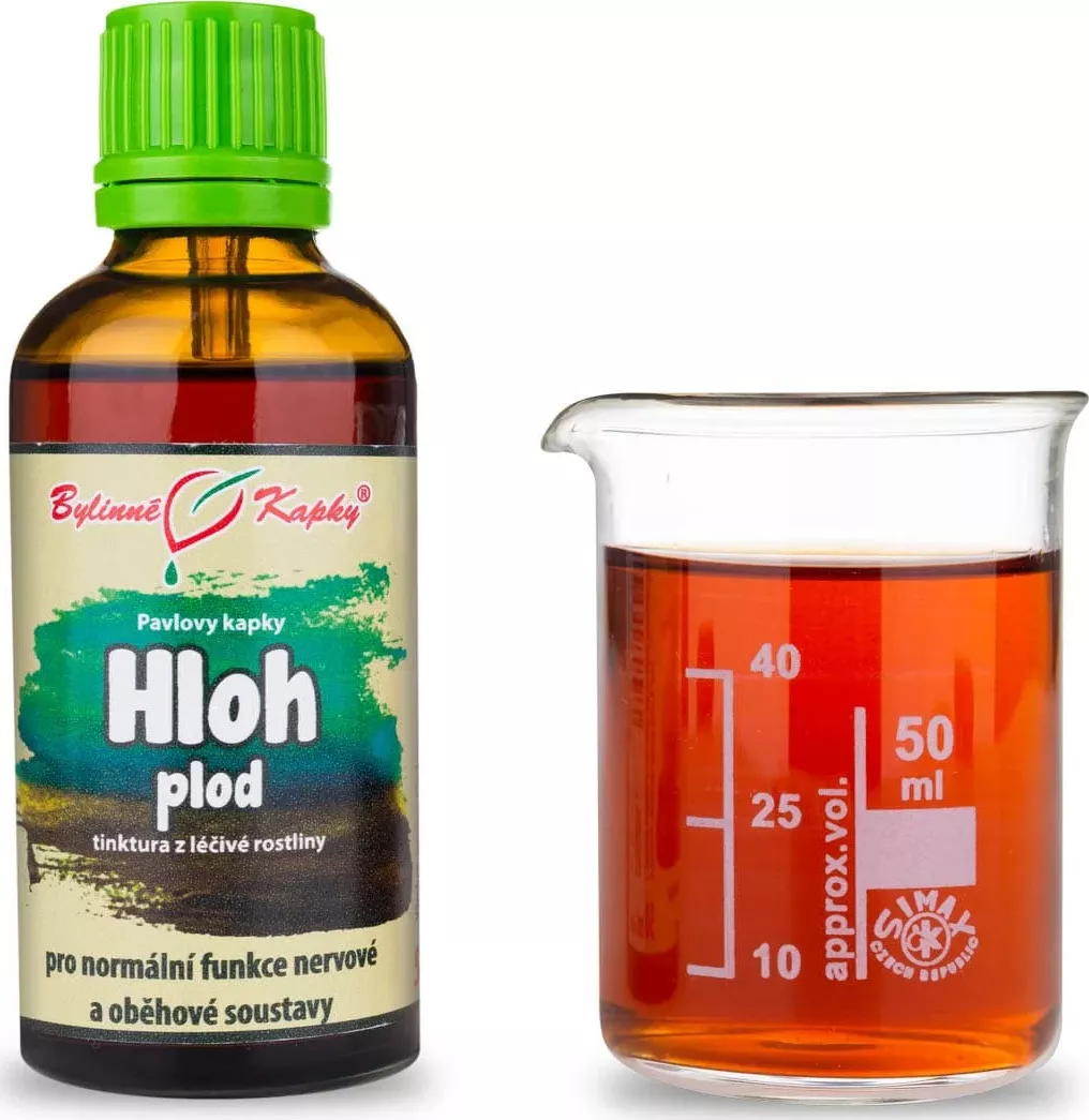 Bylinné kapky s.r.o. | Hloh plod tinktura 50 ml |Pavlovy bylinné kapky ALOJ0760