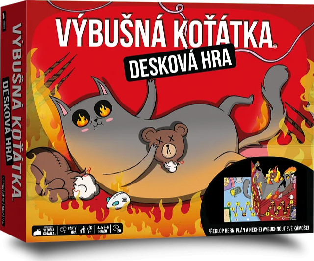 Výbušná koťátka: Desková hra
