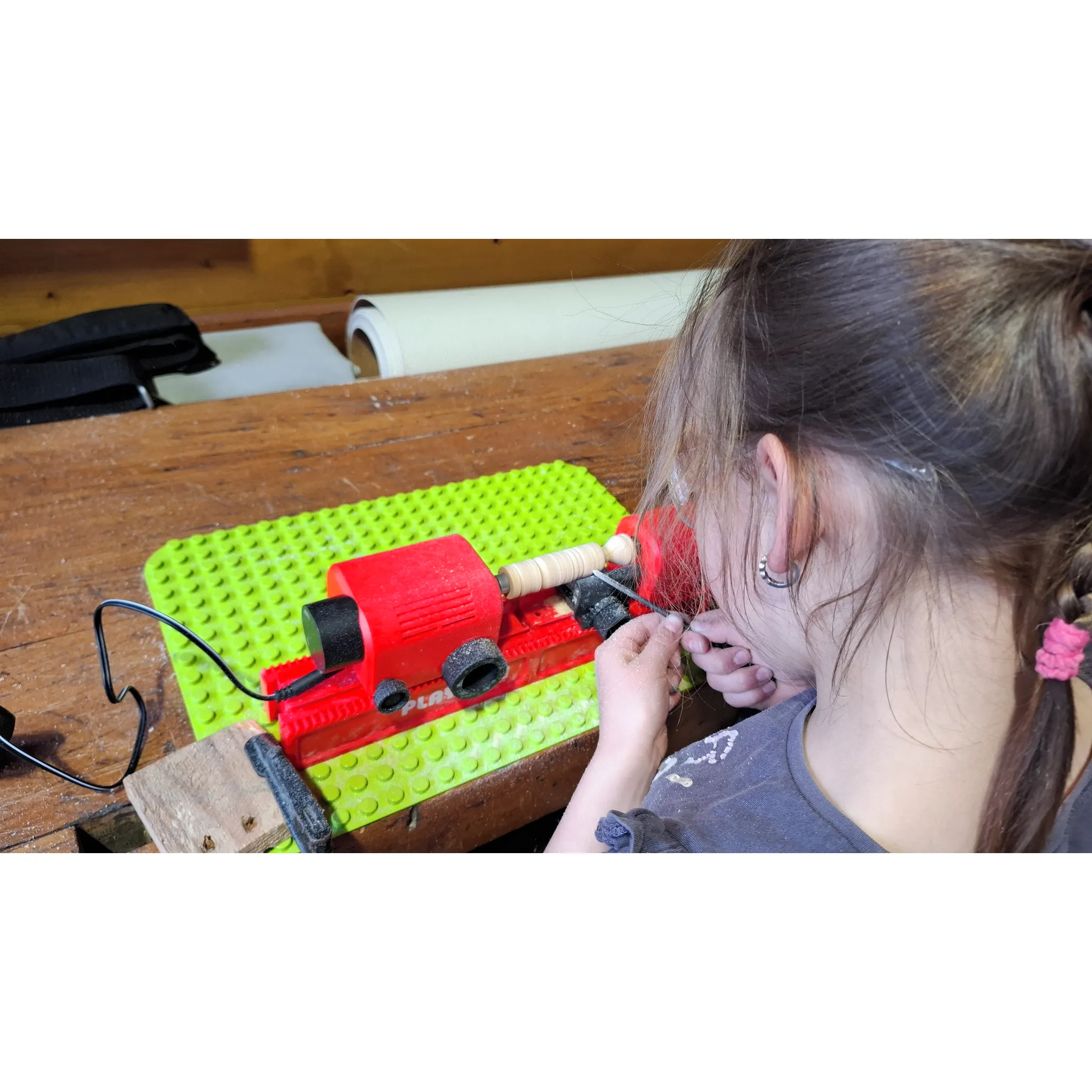 Fotografie 5 - Ostatní stavebnice Playmake MA901200 truhlářská dílna 4v1