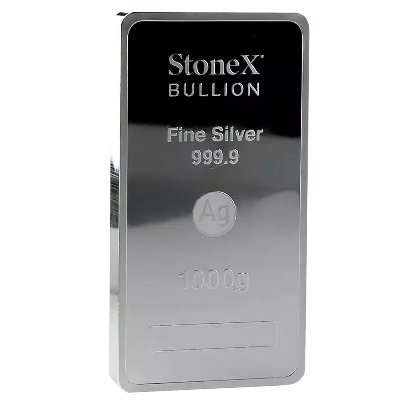 investiční stříbrný slitek StoneX 1000g