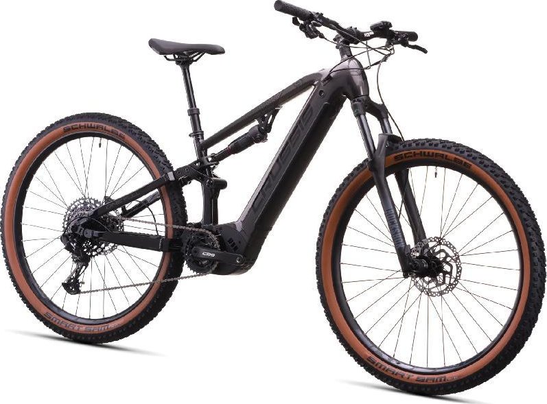 Elektrokolo CRUSSIS ONE-Full 9.11-(715 Wh) 19,88Ah 29" ŠEDÁ ČERNÁ - PŘEDVÁDĚCÍ KOLO č.43 2026 rám 15" + DOPRAVA ZDARMA