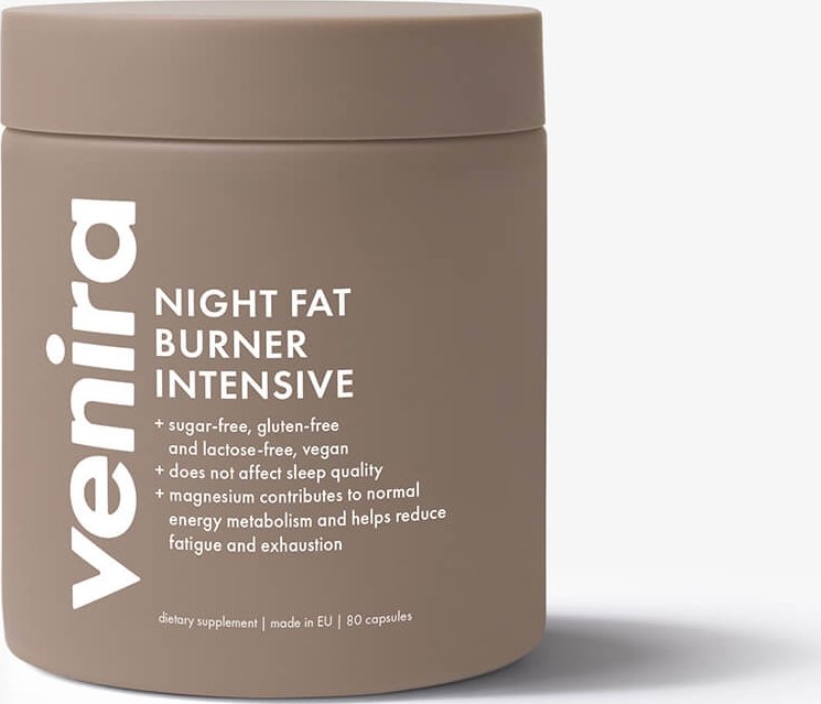 VENIRA noční spalovač tuků - intensive, 80 kapslí