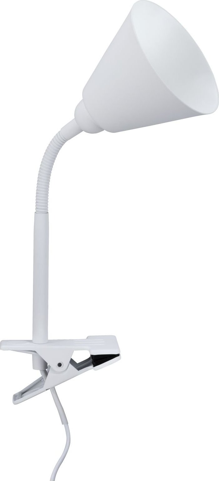 PAULMANN Svítidlo se skřipcem Vitis Flexarm E14 bílá a šňůrový vypínač - PAULMANN P 95431