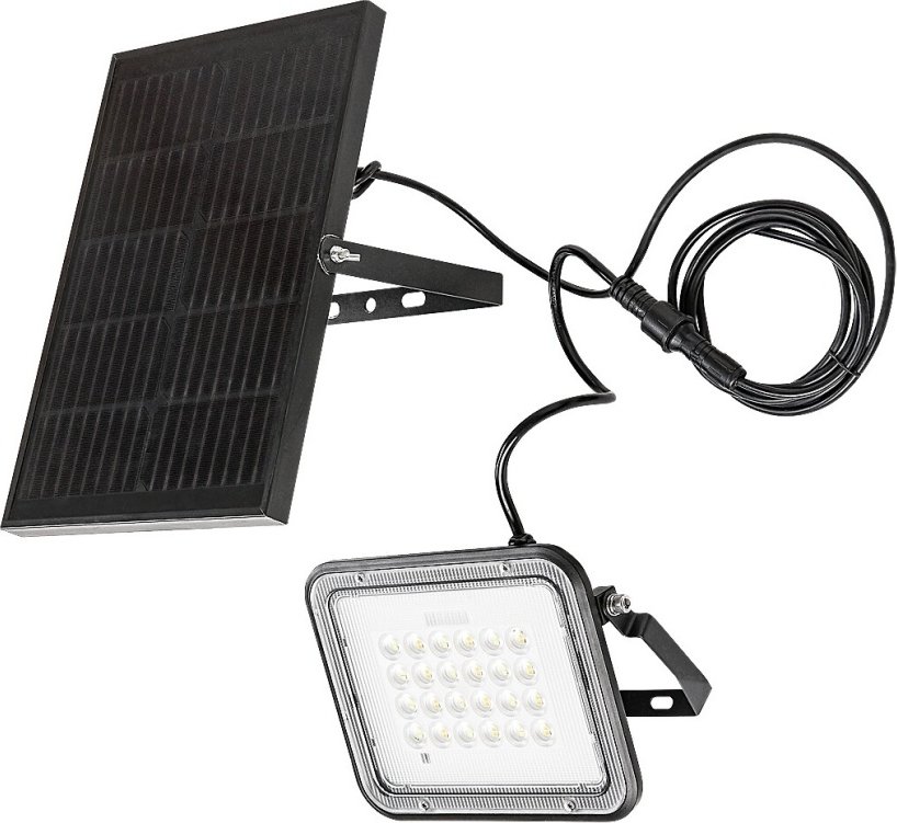RAB SVÍTIDLO LED REFLEKTOR 77141 MELK 6,5W 1000LM 3000, 4000, 6500K SOLAR IP65 ČERNÁ