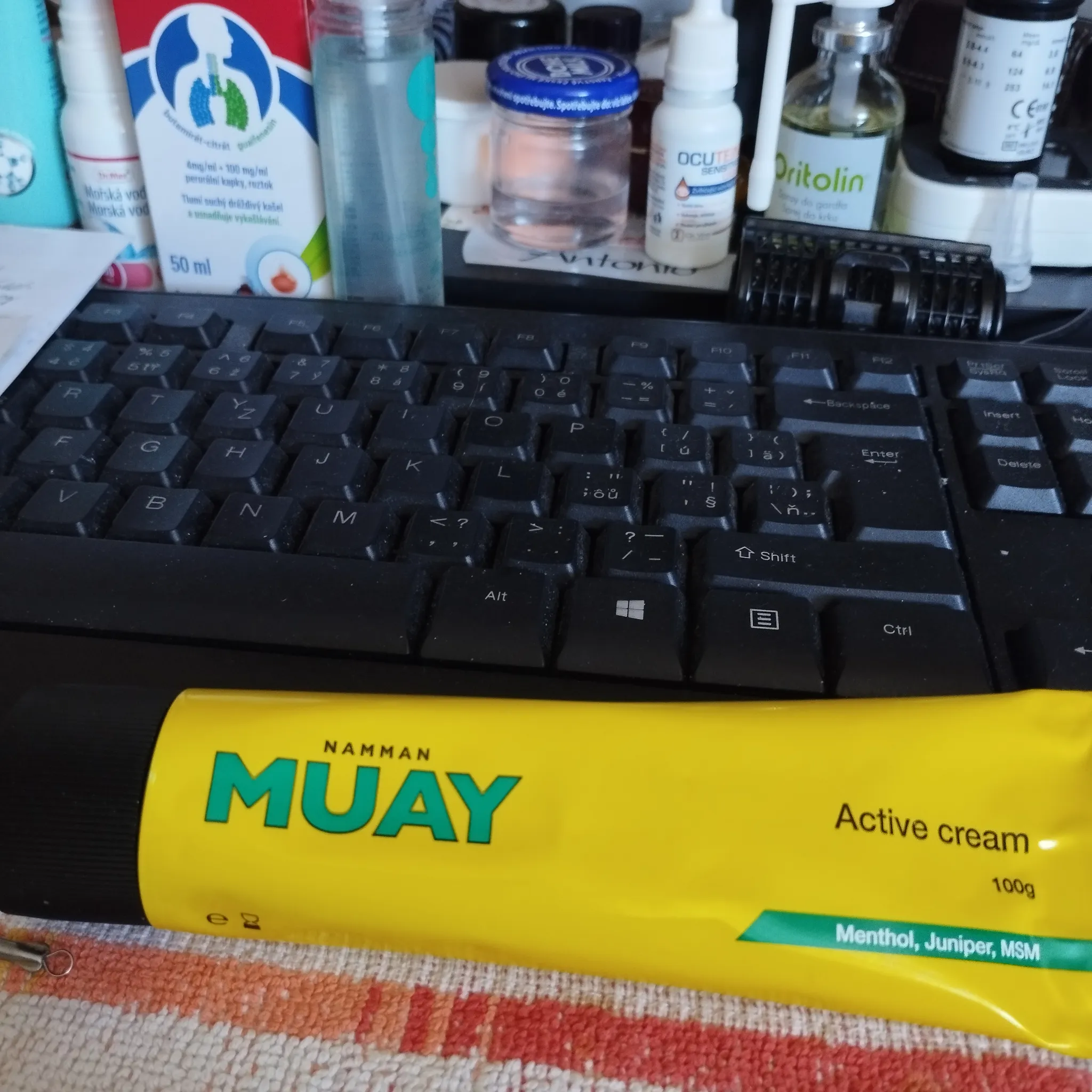 Fotografie 3 - Masážní krém Namman Muay Active Cream krém na otoky, modřiny a svalové bolesti 100 g