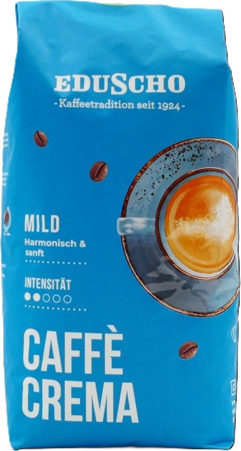 Eduscho Caffe Crema Mild zrnková káva 1 kg