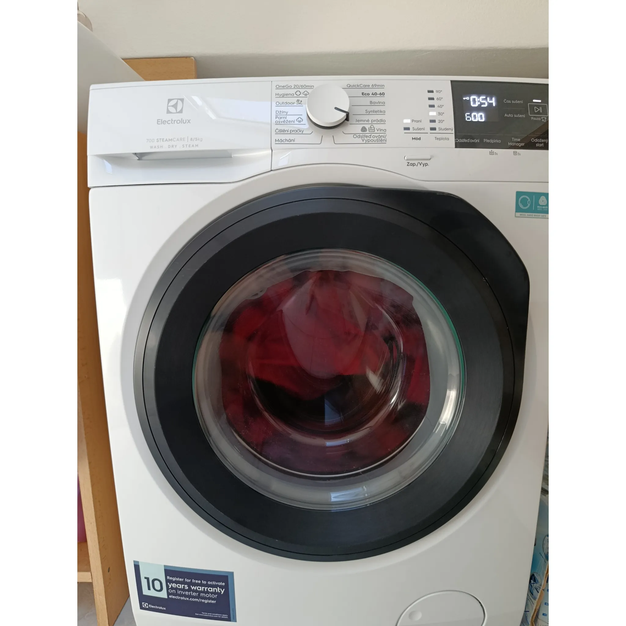 Fotografie 11 - Pračka se sušičkou Electrolux EW7W2682C