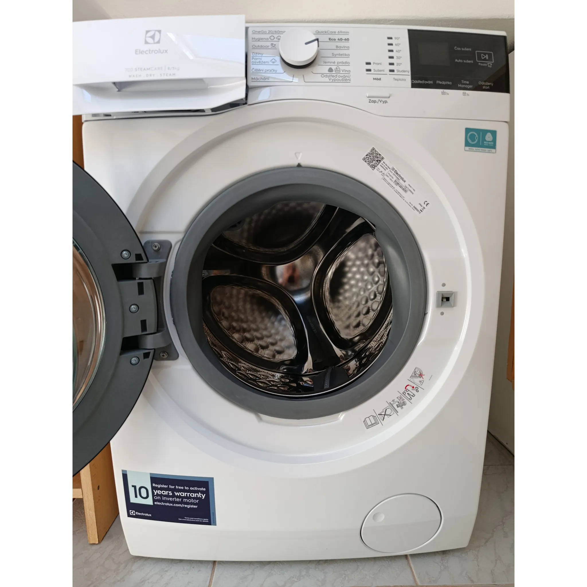 Fotografie 9 - Pračka se sušičkou Electrolux EW7W2682C