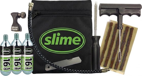 sady na opravu defektů Opravná sada Slime Tyre Repair Kit s CO2
