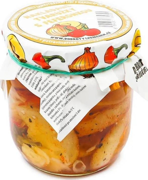 Nakládané tvarůžky S FEFERONKOU 405 g | DOBROTYSPRIBEHEM.CZ