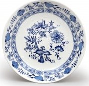 Porcelánový talíř hluboký, Thun, SAPHYR - Cibulák, 22 cm