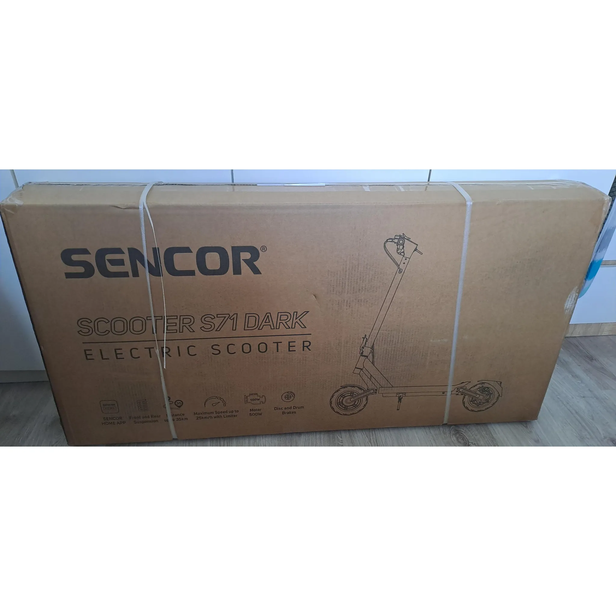 Fotografie 9 - Elektrokoloběžka Sencor Scooter S71 Dark