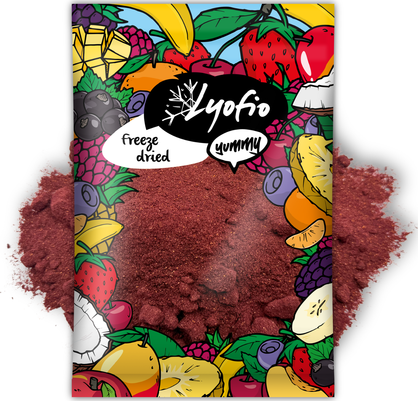 Lyofilizovaný borůvkový prášek 250 g | Lyofio.cz