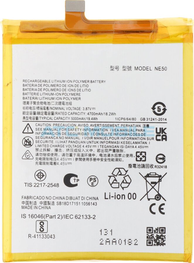 Baterie Motorola NH50 5000 mAh OEM včetně lepení a zpět 36 Kč s ATC Clubem