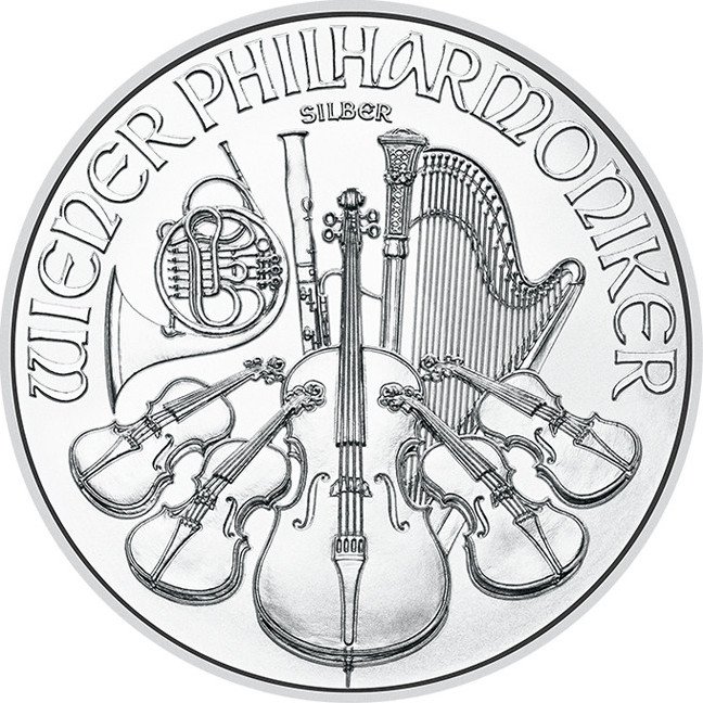 Münze Österreich Wiener Philharmoniker 1 oz 2026 stříbrná mince 31,1 g